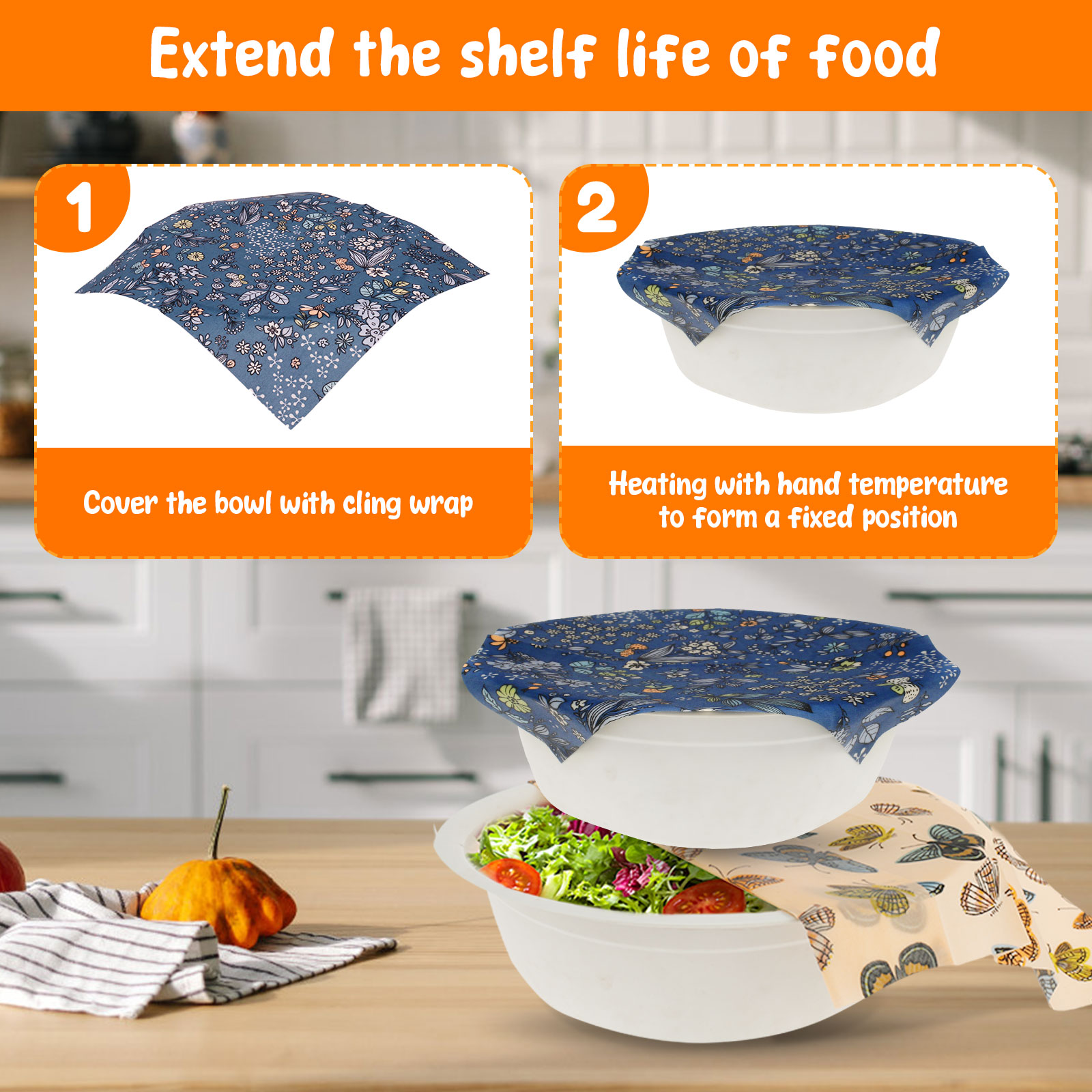11 Pcs Beeswax Food Wrap Set R - Beeswax Food Cover reseña y precio