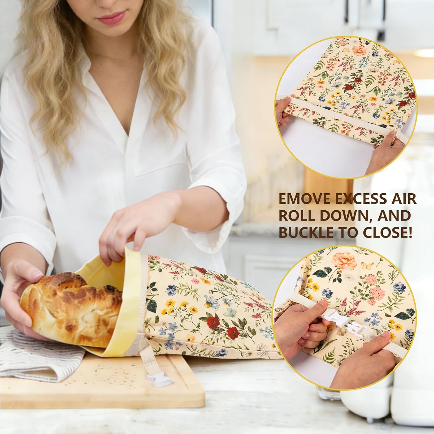 Reusable Beeswax Bread Bags fo - Beeswax Food Cover reseña y precio