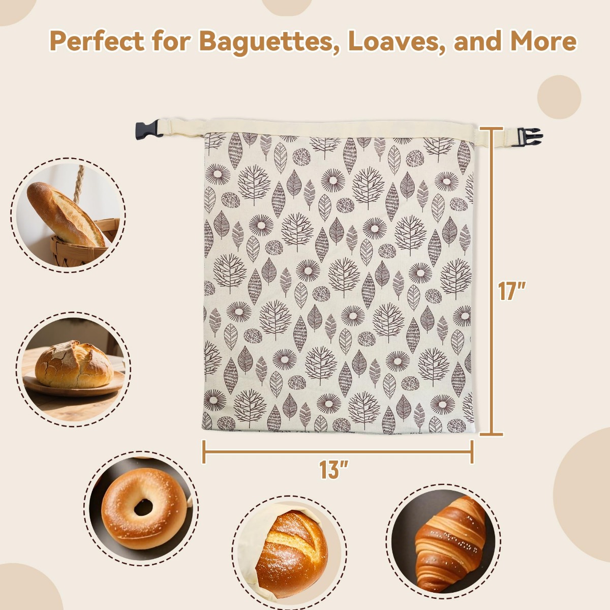 Reusable Beeswax Bread Bags fo - Beeswax Food Cover reseña y precio