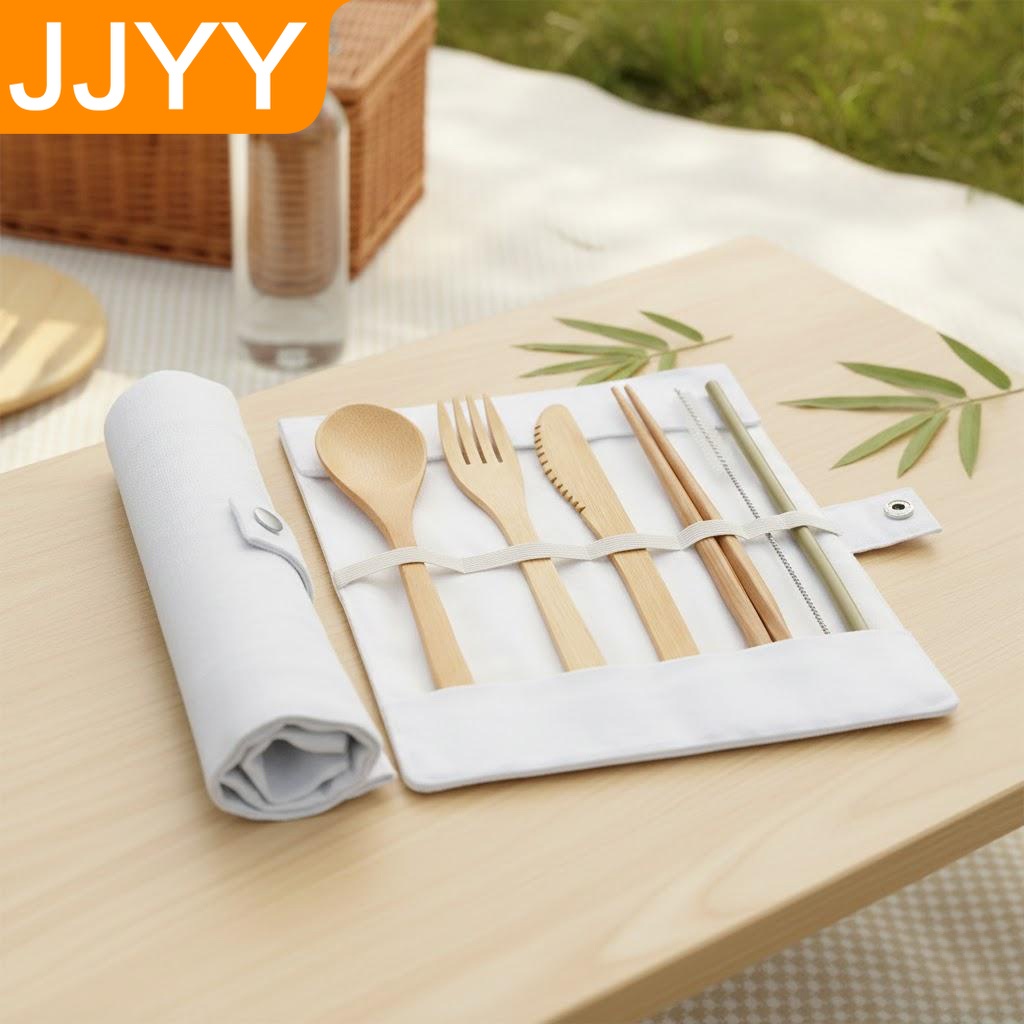 Reusable Bamboo Travel Cutlery - Bamboo Cutlery Travel reseña y precio