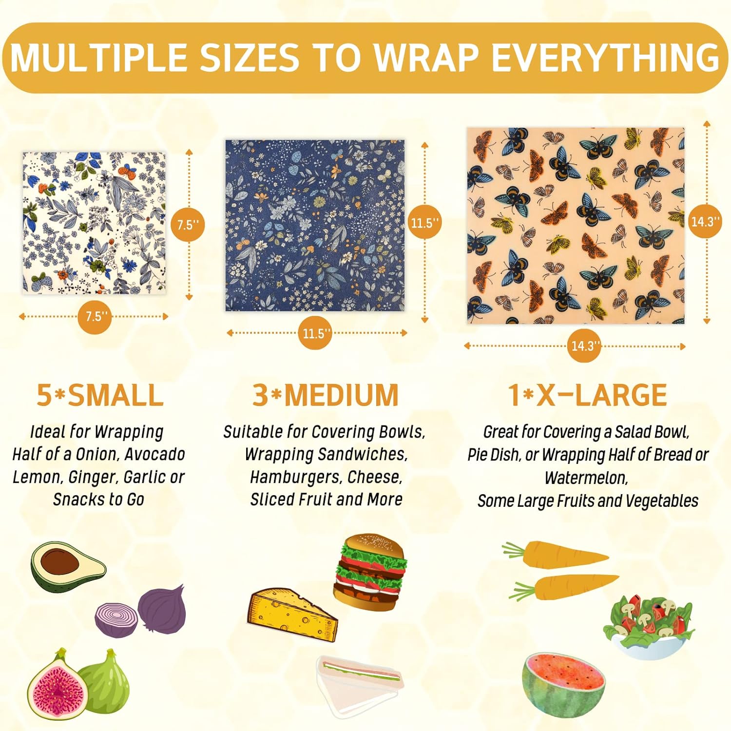 Eco-Friendly Beeswax Food Wrap - Beeswax Wrap Reusable reseña y precio