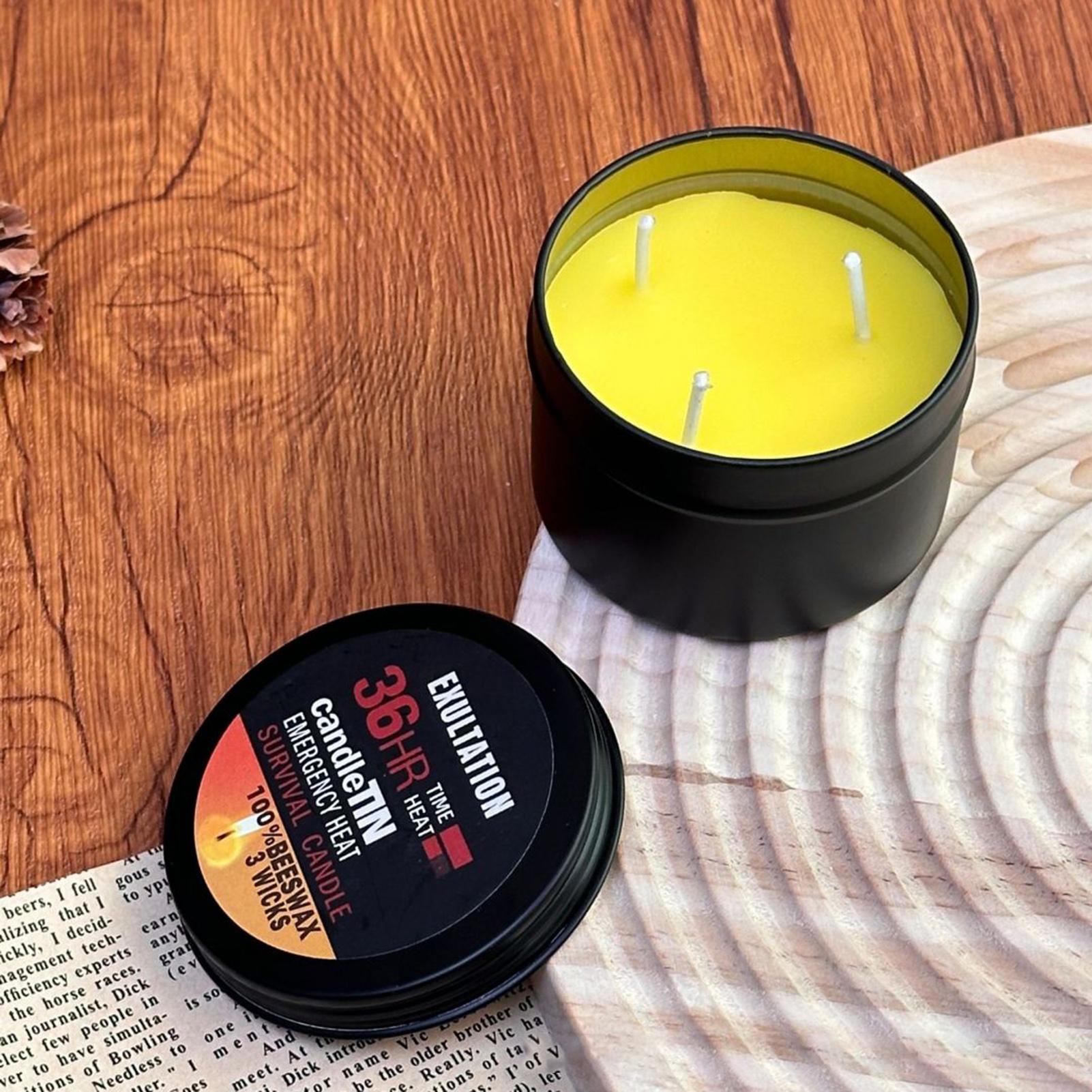 Emergency Candle 36 Hour 3 Wic - Beeswax Wrap Reusable reseña y precio