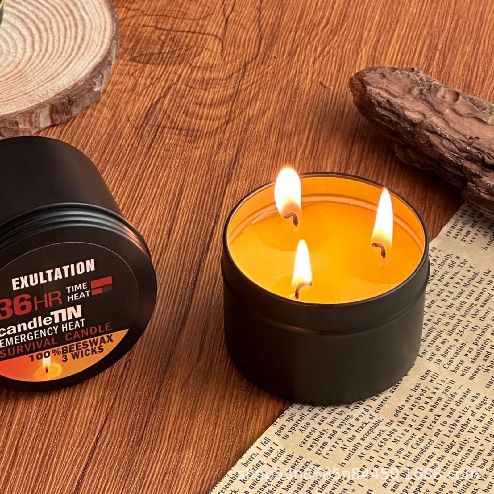 Emergency Candle 36 Hour 3 Wic - Beeswax Wrap Reusable reseña y precio