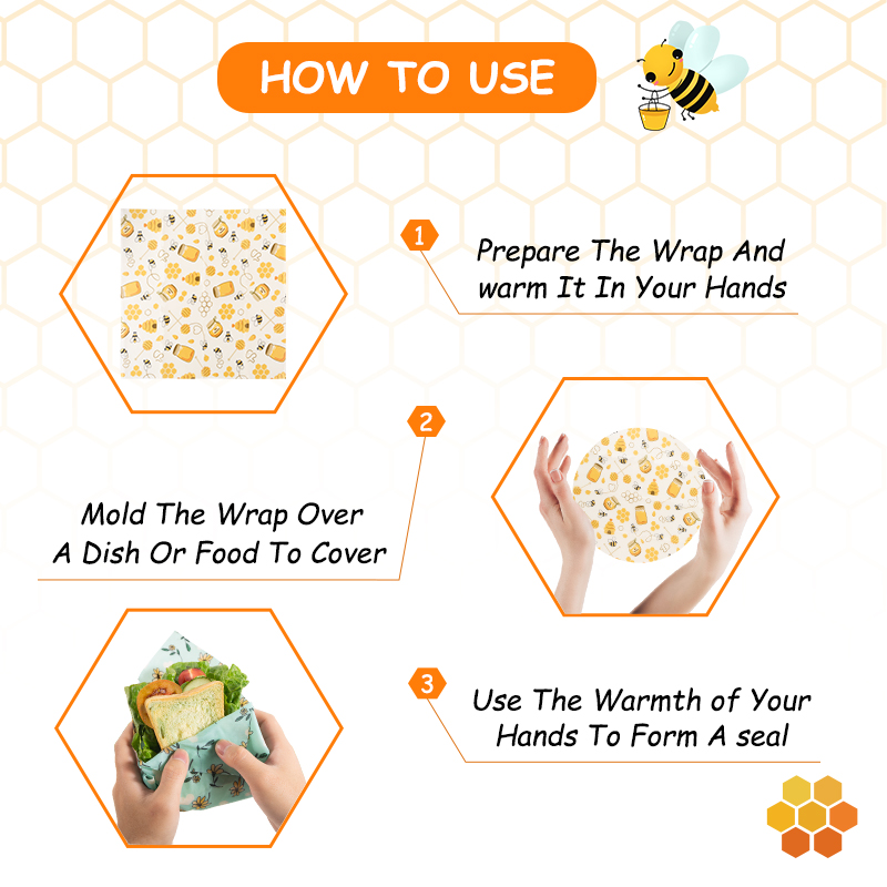 WEEDI 3Pack Reusable Beeswax W - Beeswax Food Cover reseña y precio