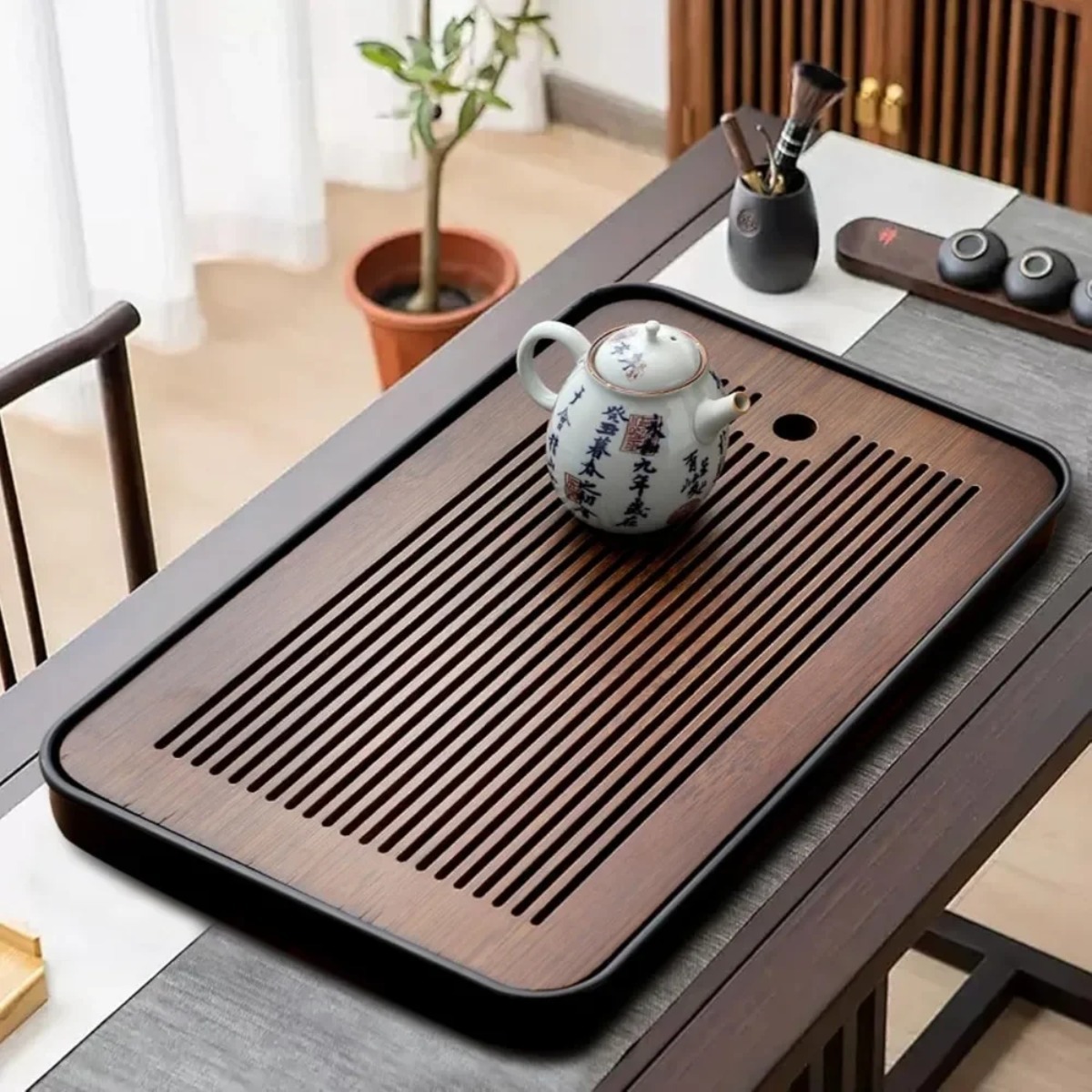 Portable Detachable Bamboo Tea - Bamboo Cutlery Travel reseña y precio