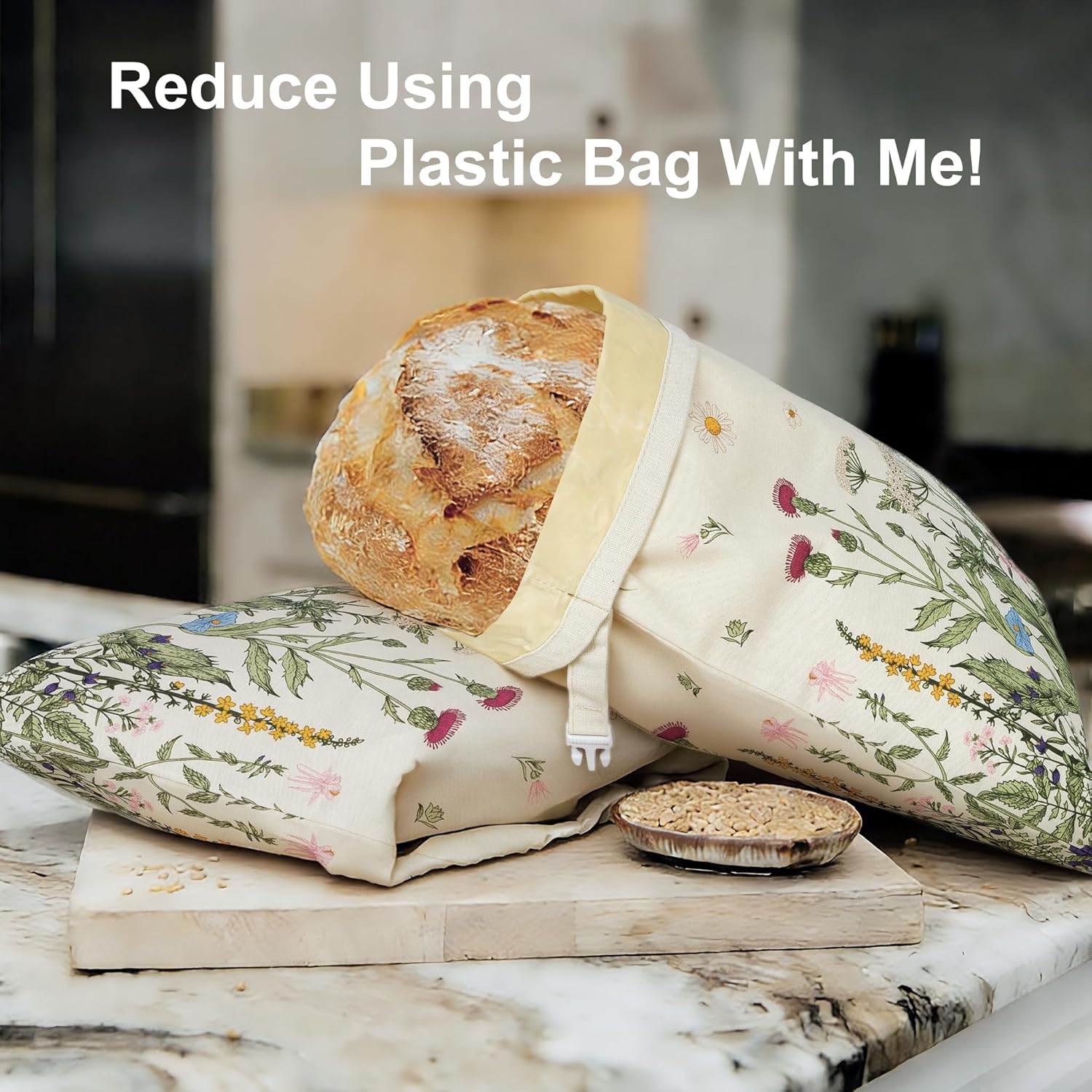 Reusable Beeswax Bread Bags fo - Beeswax Food Cover reseña y precio