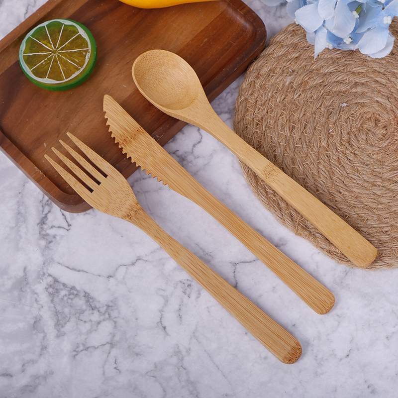 1 Set Bamboo Travel Cutlery Se - Bamboo Cutlery Travel reseña y precio