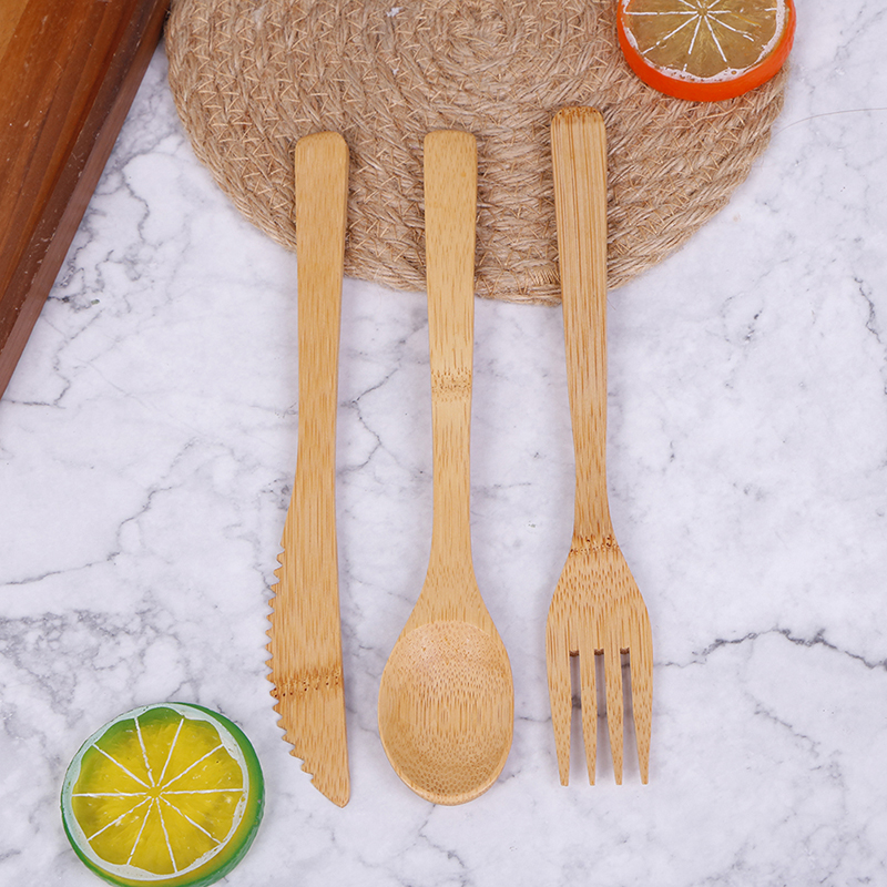 1 Set Bamboo Travel Cutlery Se - Bamboo Cutlery Travel reseña y precio