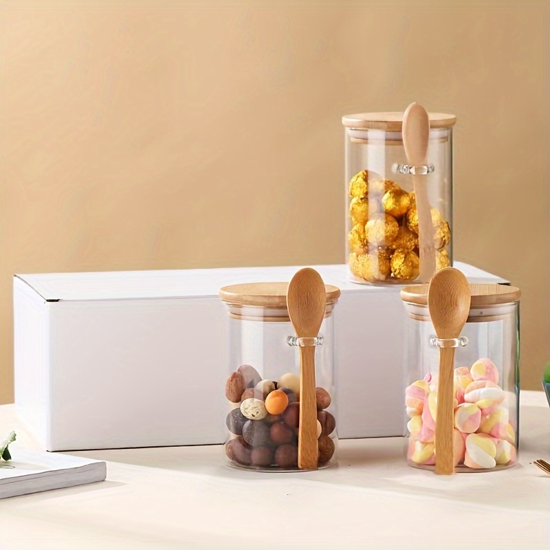 280ml Candy Jar, Biscuit Jar,  - Bamboo Cutlery Travel reseña y precio