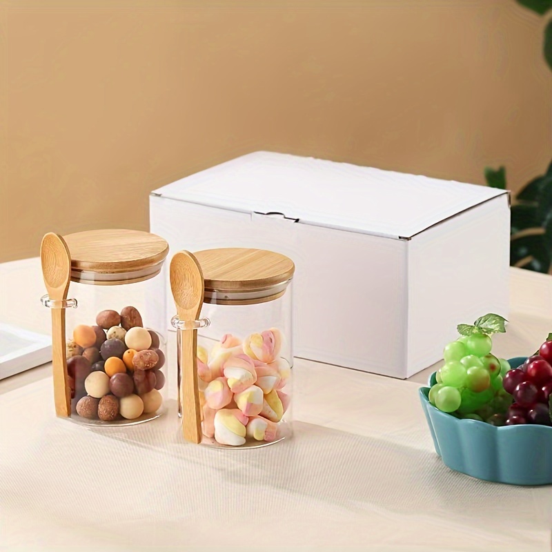 280ml Candy Jar, Biscuit Jar,  - Bamboo Cutlery Travel reseña y precio