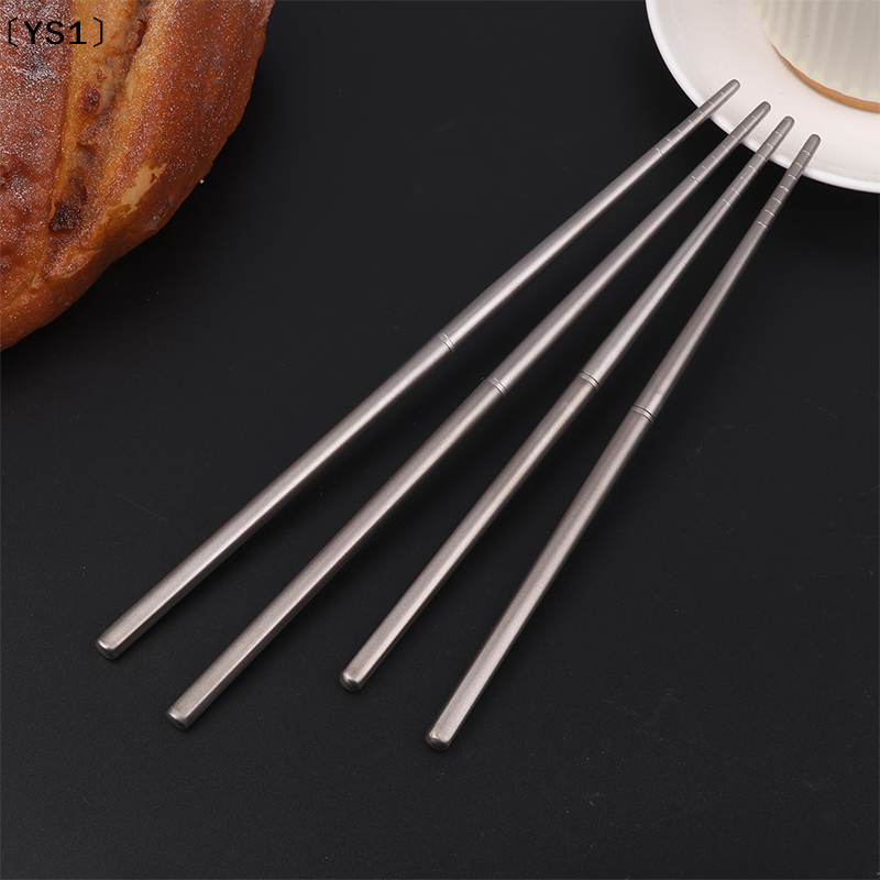 〔YS1〕1Pair Titanium Alloy Chop - Bamboo Cutlery Travel reseña y precio