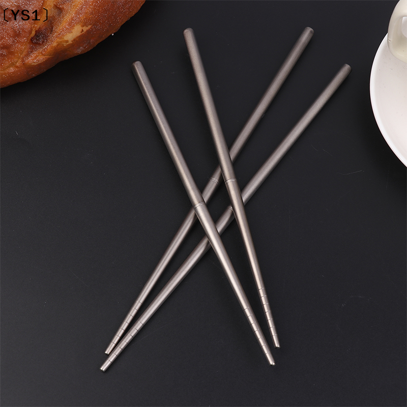 〔YS1〕1Pair Titanium Alloy Chop - Bamboo Cutlery Travel reseña y precio